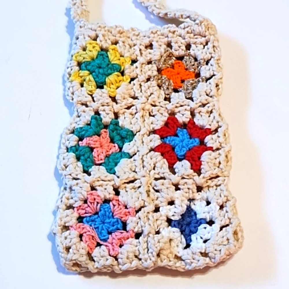NWT Colorful Crochet Crossbody Bag - Picture 3 of 8